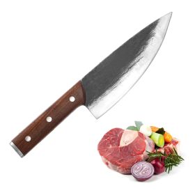 Meat Cleaver Knife Heavy Duty Japanese Hand Forged Chef Knife (Option: Cleaver Knife)