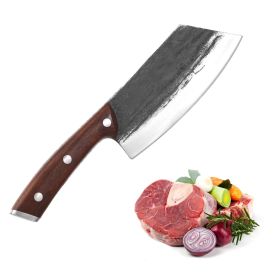 Meat Cleaver Knife Heavy Duty Japanese Hand Forged Chef Knife (Option: Meat Cleaver Knife)
