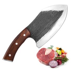 Meat Cleaver Knife Heavy Duty Japanese Hand Forged Chef Knife (Option: Cleaver Knife for Meat)
